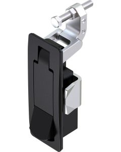 1242-A1 Non Locking Raised Trigger Lever Latch Black Powder Coated with 1-24mm Grip Range