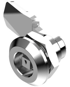 1420 Stainless Steel Quarter Turn Lock 7mm Square with 18mm Grip Height