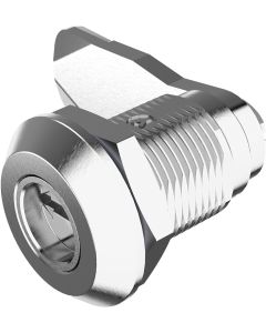 1420-36 Quarter Turn Lock 2x4 Coin Proof Slot with 36mm Grip Height Black Powder Coated or Bright Chrome