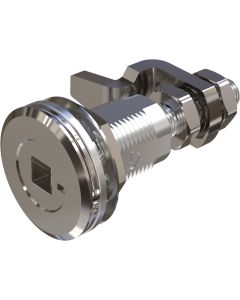 1470 Bright Chrome Compression Lock with Unlocked Indicator and Adjustable Grip