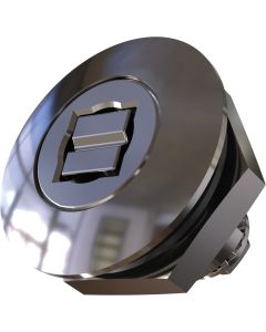 1475 Stainless Steel 316 Low Profile Quarter Turn Lock with Anti-Vibration and IP65 rating