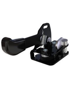 1810 Rotary latch with Lever Operation in Black Die Cast Zinc
