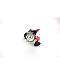 Analogue Pressure Checking and Adjustment Tool MET8202-A for use with M6 and G1/8 Ports