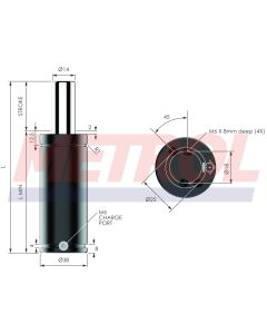 Nitrogen Gas Spring - ISNG0250-100