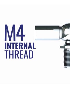 M4 Ball Joint End Fitting with 4mm Thread LB1