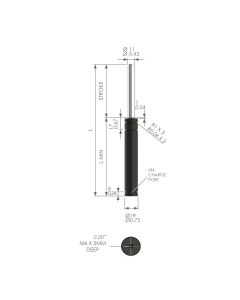 19x56 13mm travel with a force range of 1700N - 2800N