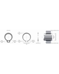 Shaft Retaining Ring - 10mm Ø Shaft - DIN 471