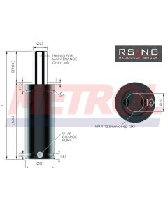 Nitrogen Gas Spring - RSNG0750-080