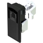 1241 Large Lift 'n' Turn Compression Latch Black Powder Coated or Bright Chrome