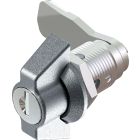 Keyed to Differ Quarter Turn Lock with Wing Handle and KEY333 Cylinder