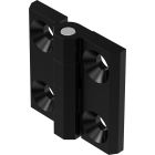 2101-600 Butt Hinge 60x60mm 8.4mm Through Holes Black Powder Coated or Bright Chrome