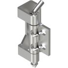 2408 Stainless Steel 304 Concealed Hinge 65mm with 6.3mm Through Holes