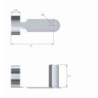 LC1CLIP 4mm Clevis Fork Clip