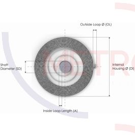 Power Spring 0,4X8X10