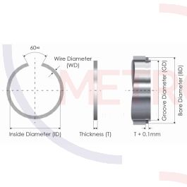 Bore Closure Rings Bore Retaining Ring - 32mm Ø Bore