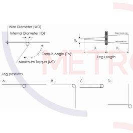 Torsion Spring - RH/270° - 4X17X15X8,75