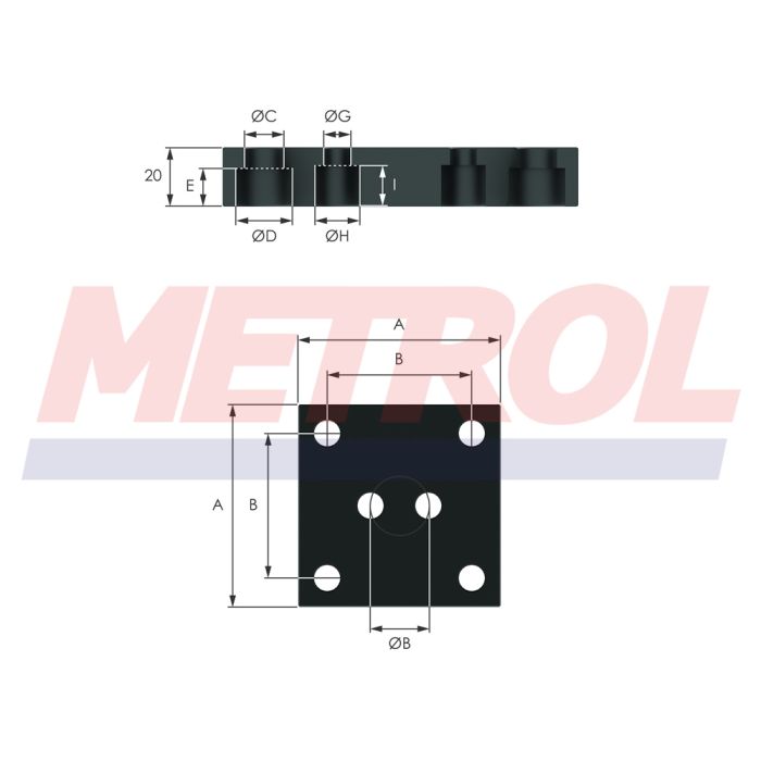 Base Plate 50BP Mounting Option