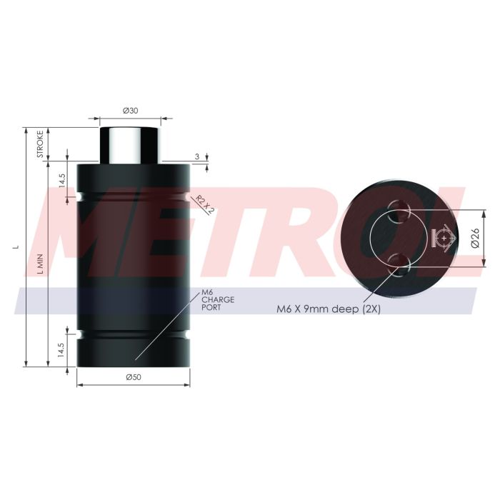 Nitrogen Gas Spring - HDG018-06
