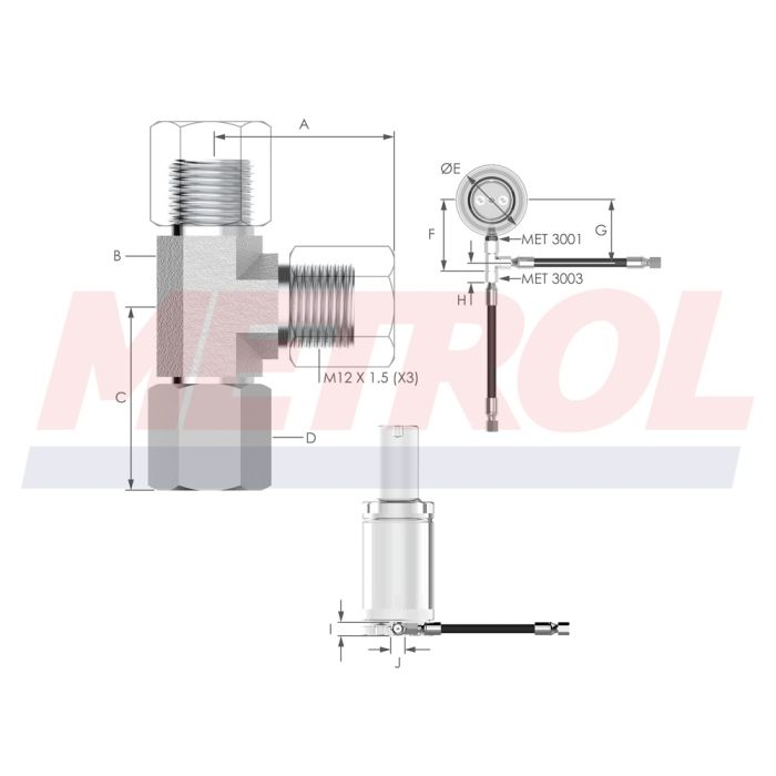 MET3003 Hose Adaptor