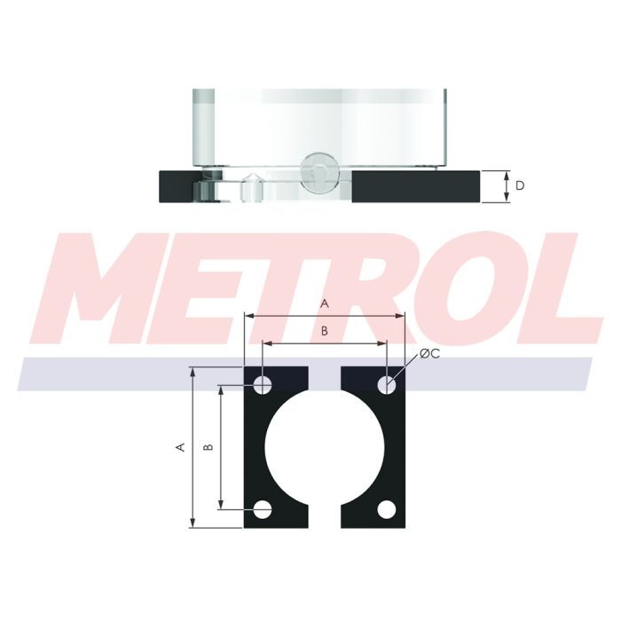 Square Flange 195SF Mounting Option