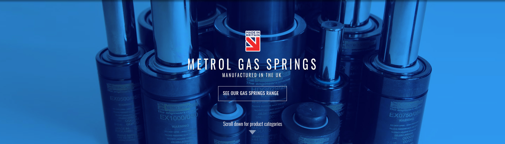 Industrial Gas Springs Metrol Springs Limited
